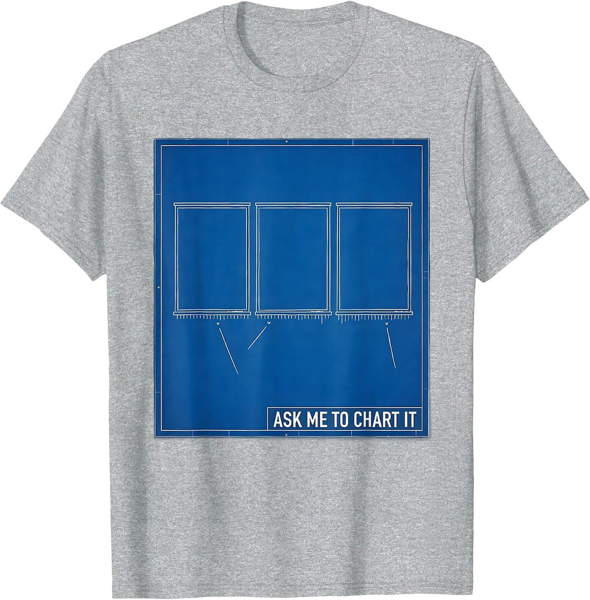 Men's Ask Me To Chart It Funny History Teacher Back To School T-Shirt - Heather Grey