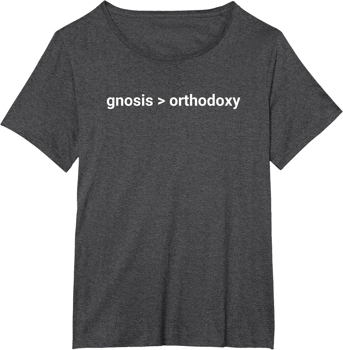 Gnostic Demiurge/Pleroma Gnosticism T-Shirt - Dark Heather Grey