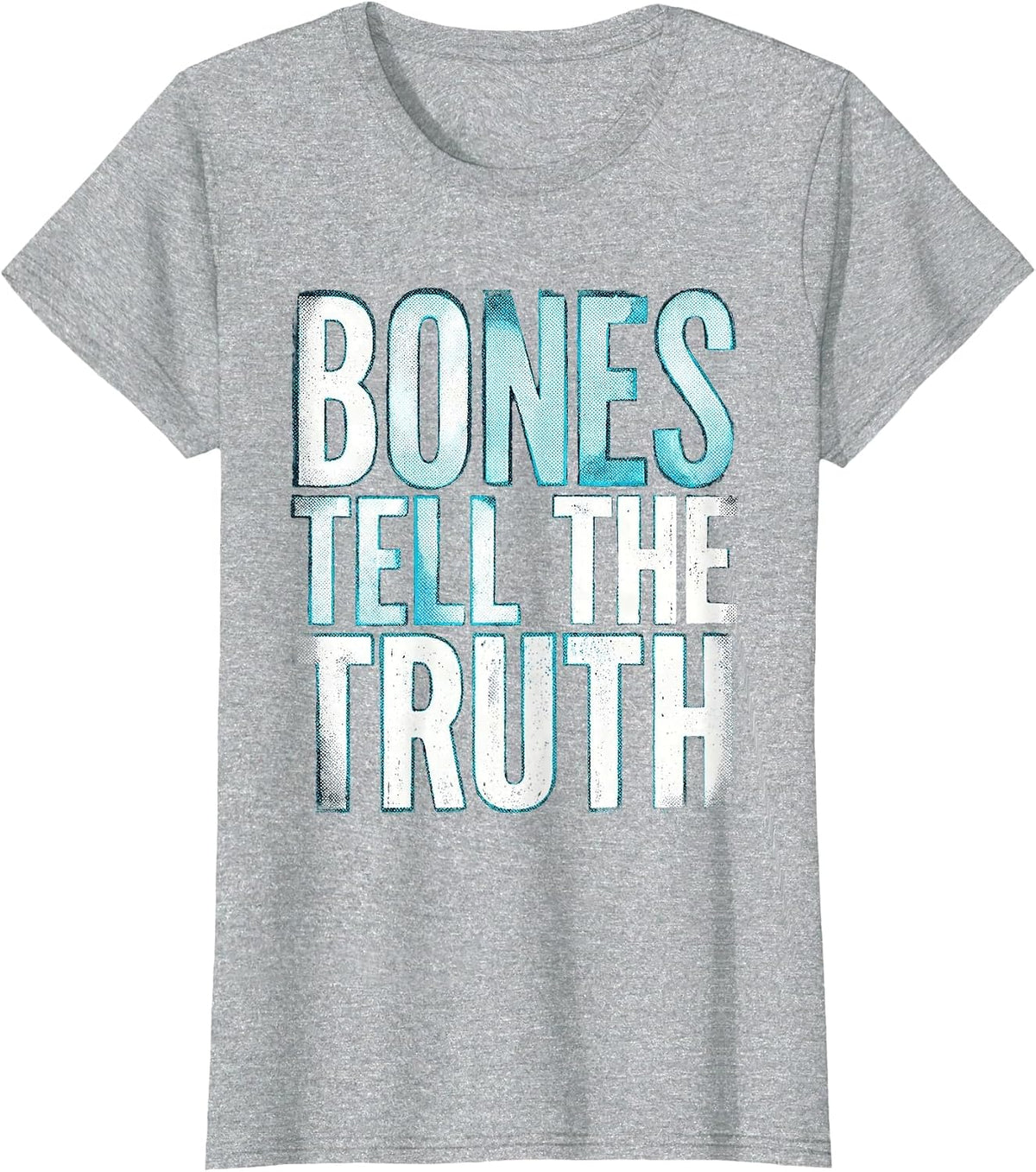 Bones Tell the Truth Radiology Design T-Shirt - Heather Grey