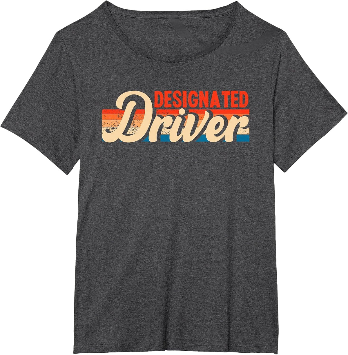 Funny Designated Driver | Humor Party Alcohol T-Shirt - Dark Heather Grey