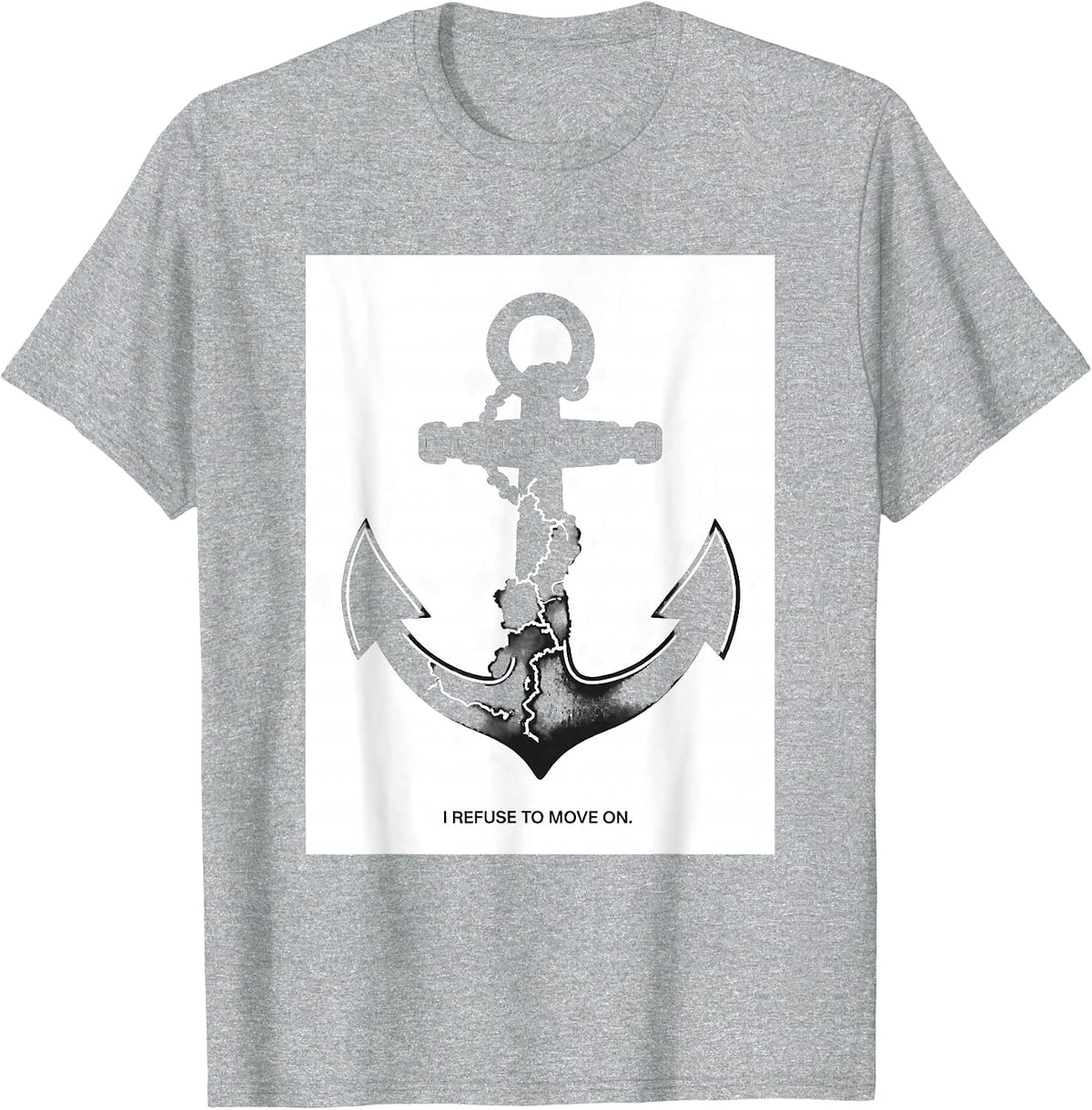 Men's I Refuse To Move On Funny History Teacher Back To School T-Shirt - Heather Grey