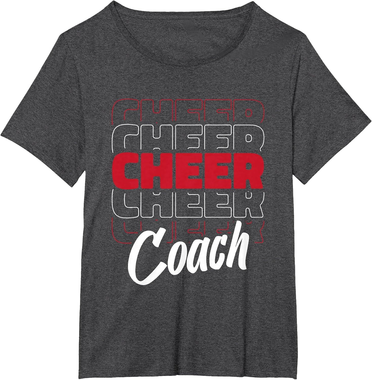 Cheerleader Coaching Cheerleading - Cheercaptain Cheer Coach T-Shirt - Dark Heather Grey