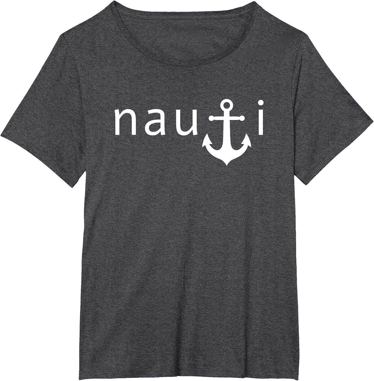 Funny Nautical Sailor Navy T-Shirt - Dark Heather Grey