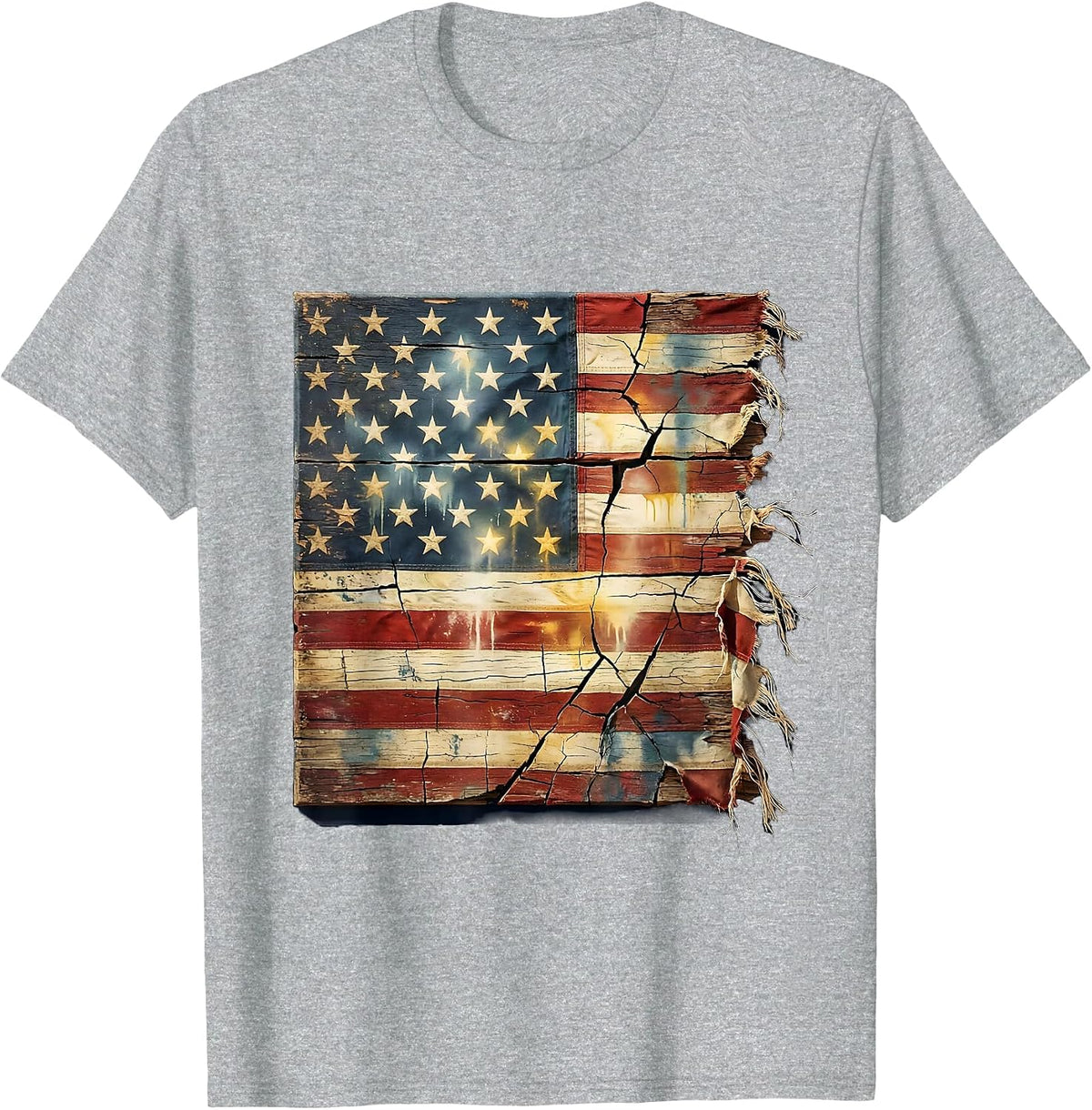 Men's Cowboy Riding Horse Desert Sunset Illustration T-Shirt - Heather Grey