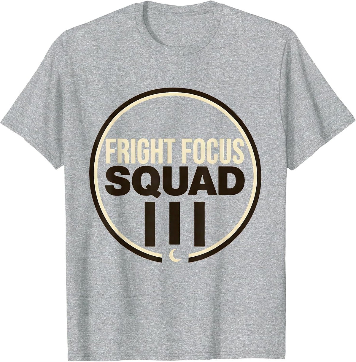 Men's Fright Focus Squad Funny Optometrist Eye Doctor Halloween T-Shirt - Heather Grey