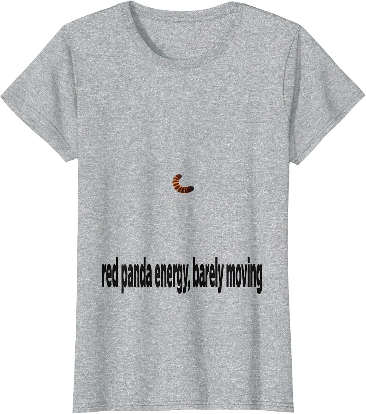 Red Panda Energy Barely Moving Funny Red Panda Lover Gift T-Shirt - Heather Grey