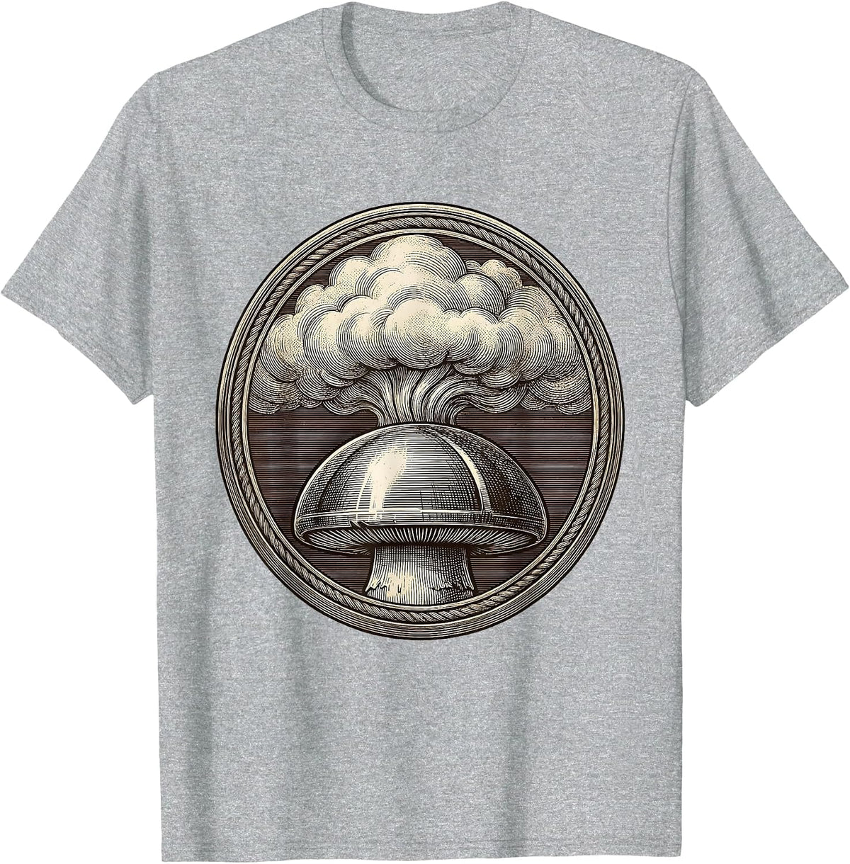 Men's Valley Forge Automotive Radiator Cap Steam Burst T-Shirt - Heather Grey