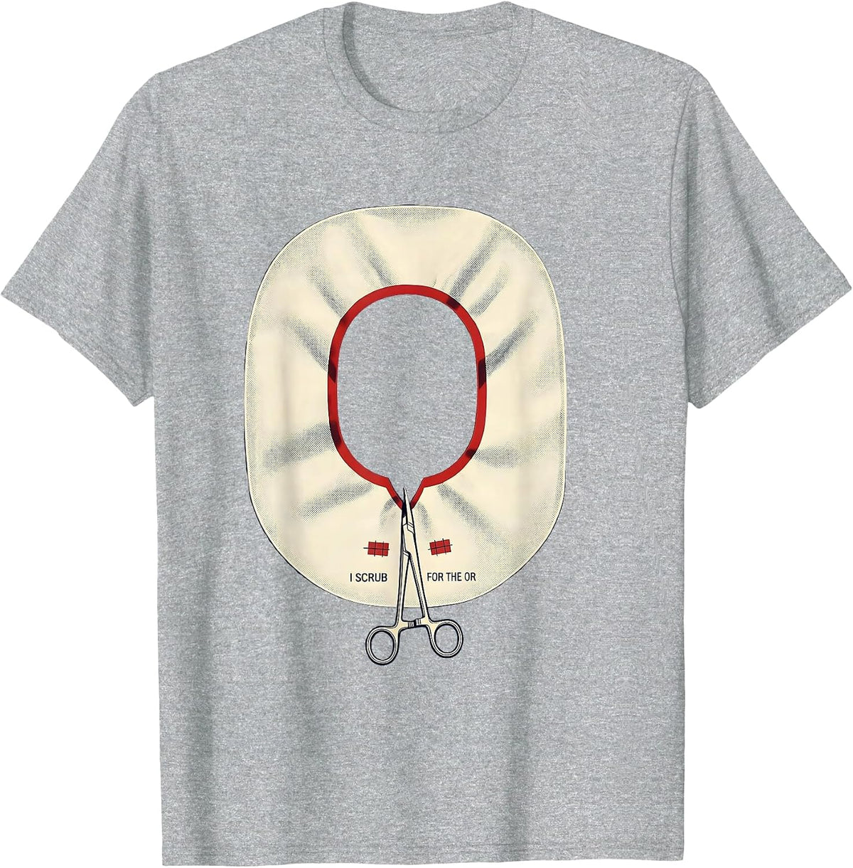 Men's I Scrub For The OR Funny Surgical Tech Occupational Pride T-Shirt - Heather Grey