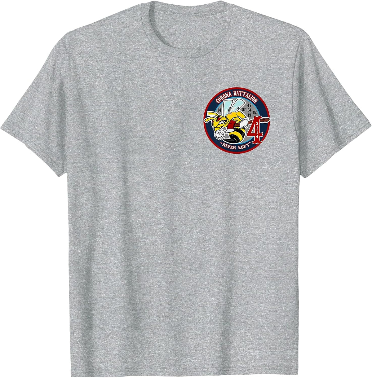 Norco - Corona Battalion 4 Off Duty Firefighter Shirt T-Shirt - Heather Grey