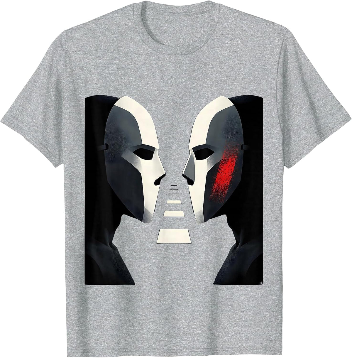Men's Brick Wall Lineman Football Player Humor T-Shirt - Heather Grey
