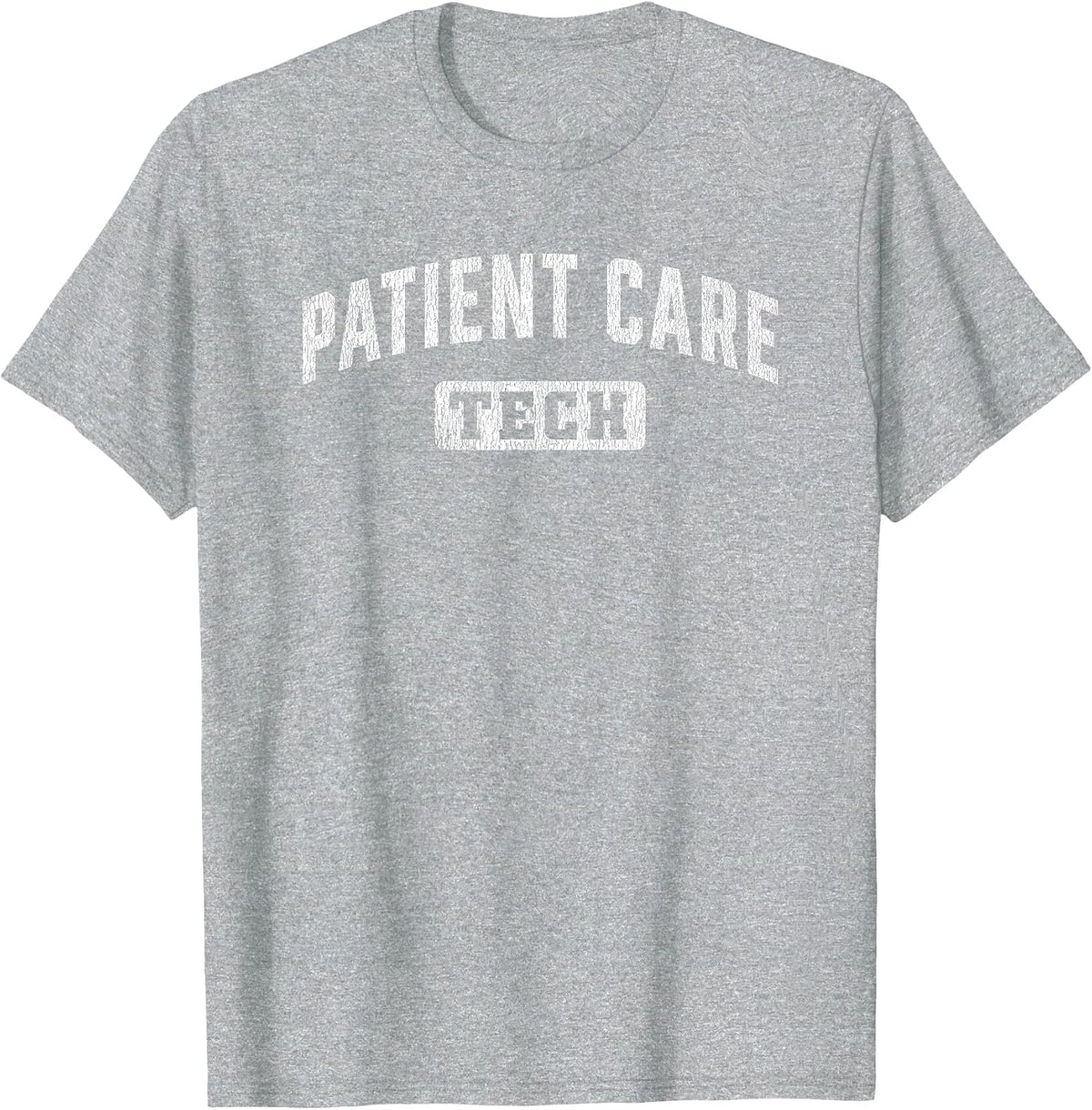 Patient Care Technician PCT Tech T-Shirt - Heather Grey