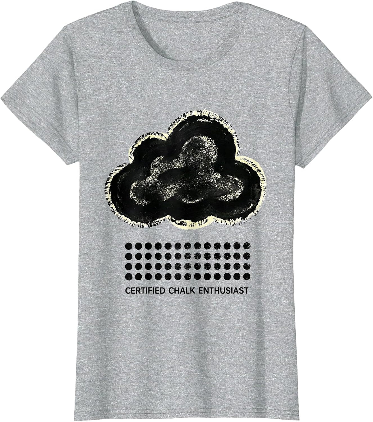 Certified Chalk Enthusiast Funny Rock Climbing Bouldering T-Shirt - Heather Grey