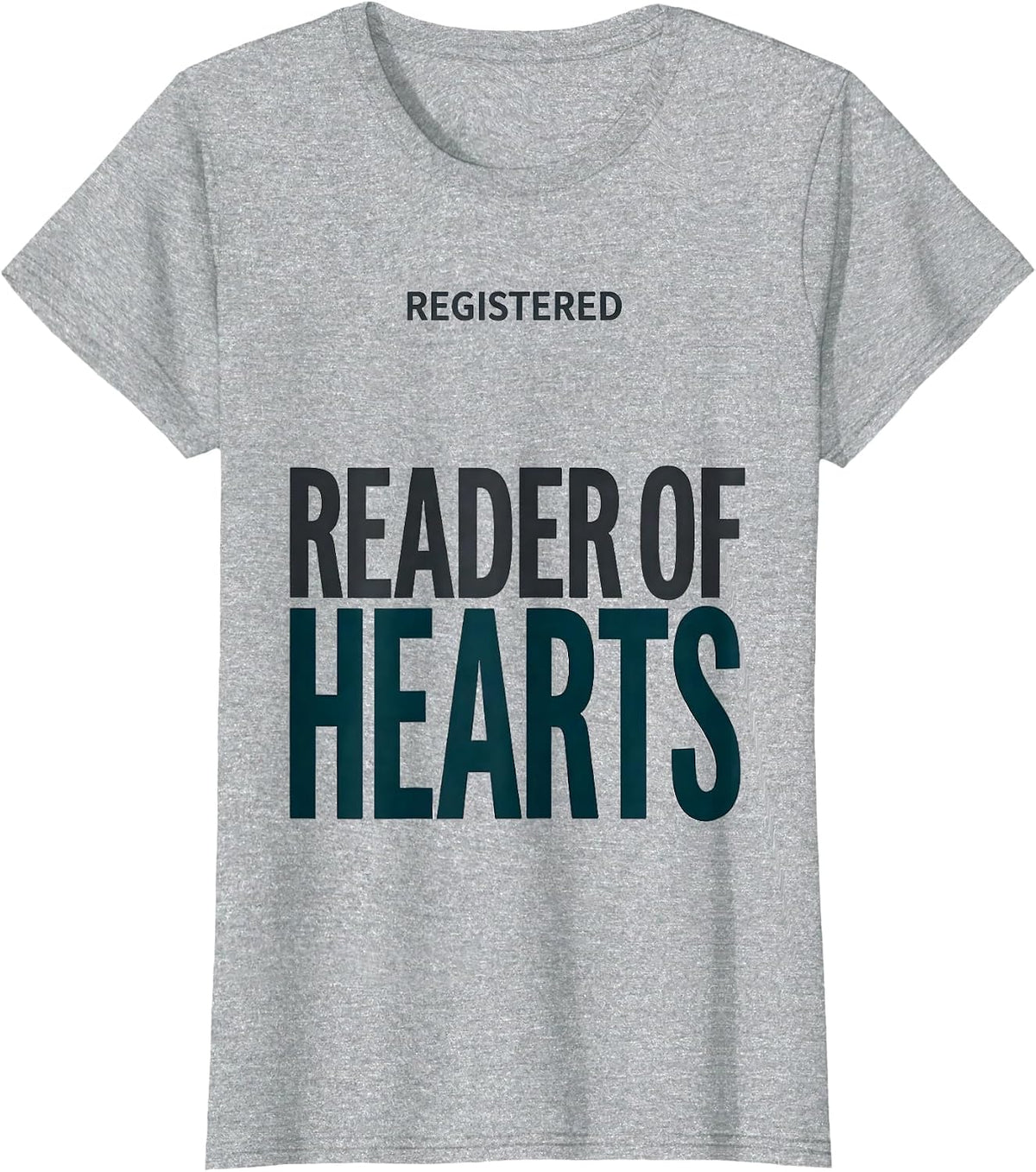 Women's Registered Reader Of Hearts Funny Sonographer Ultrasound T-Shirt - Heather Grey