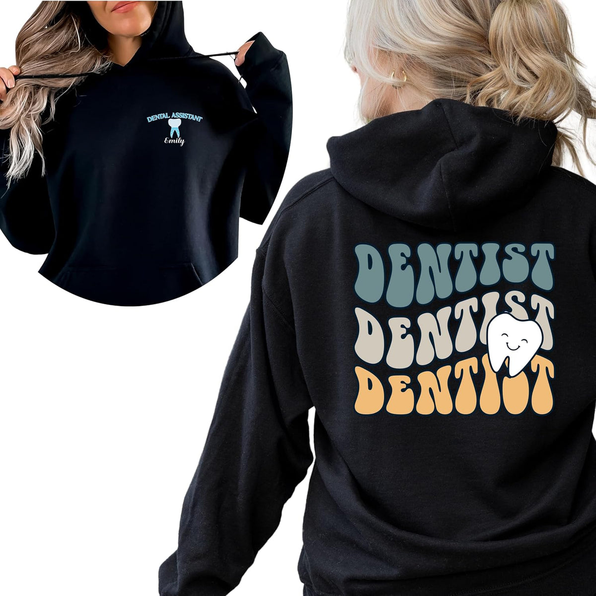 Custom Dental Assistant Sweatshirt, Custom Dentistry Shirt, Personalized Dentist Gift, Gift for New Dental Assistant -