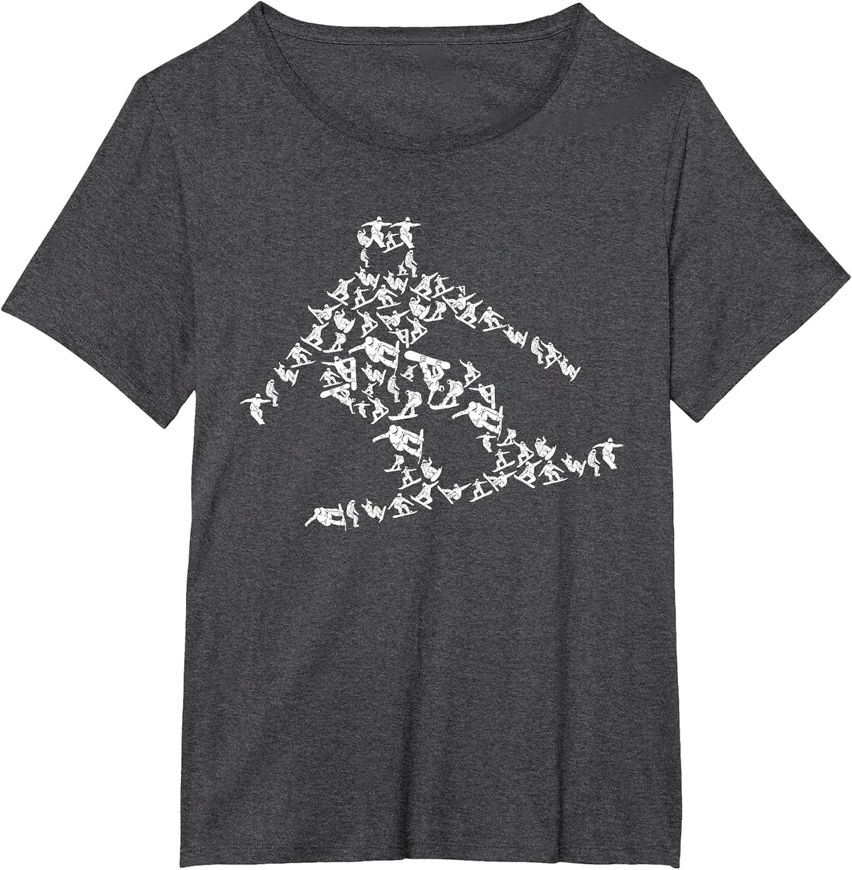 Snowbording Present Funny Snowboard Sport Cold Snowboarder T-Shirt - Dark Heather Grey