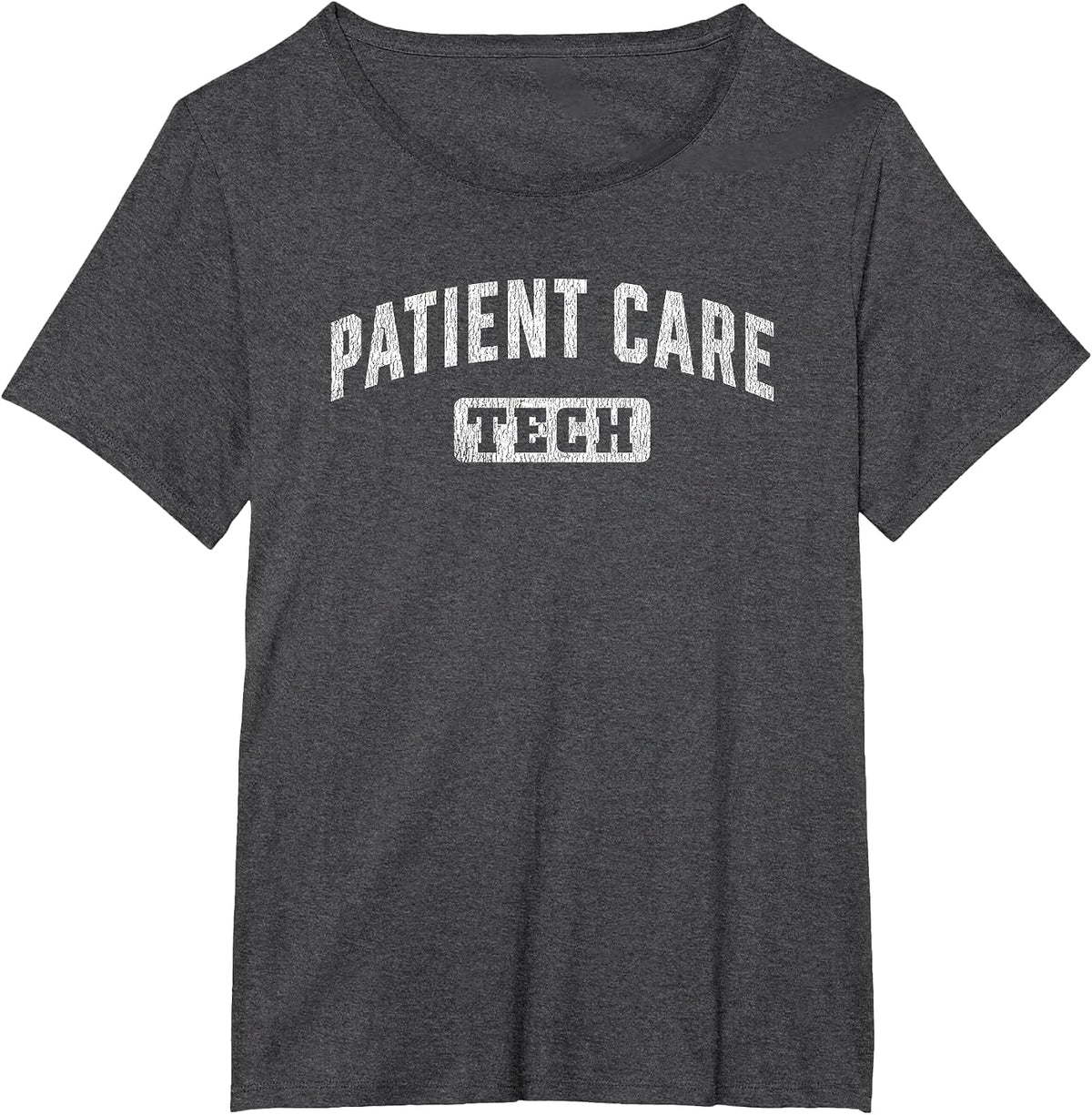 Patient Care Technician PCT Tech T-Shirt - Dark Heather Grey