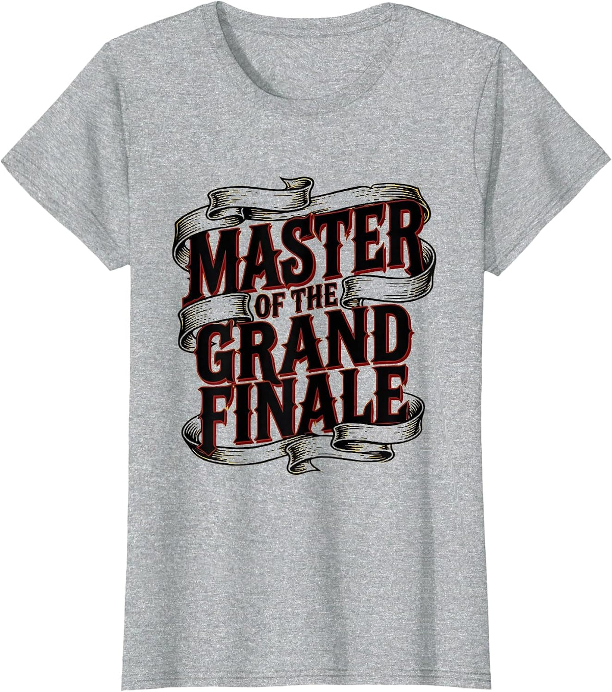 Master of the Grand Finale Firework Director T-Shirt - Heather Grey