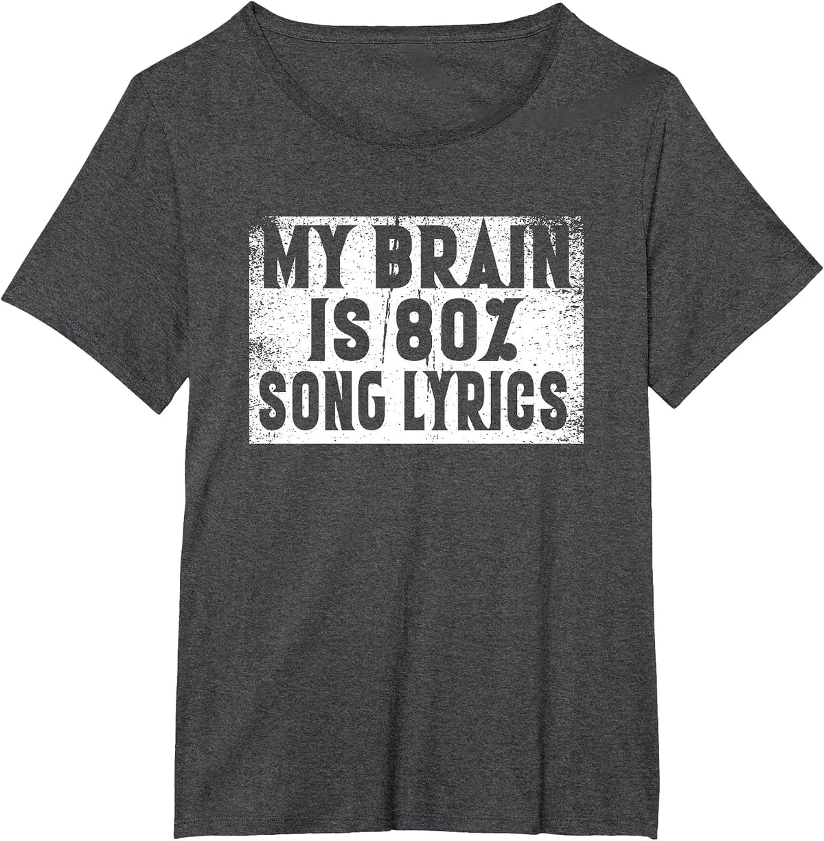 Lyric Songs Music Romantic Musician Musical Dancing Jazz T-Shirt - Dark Heather Grey