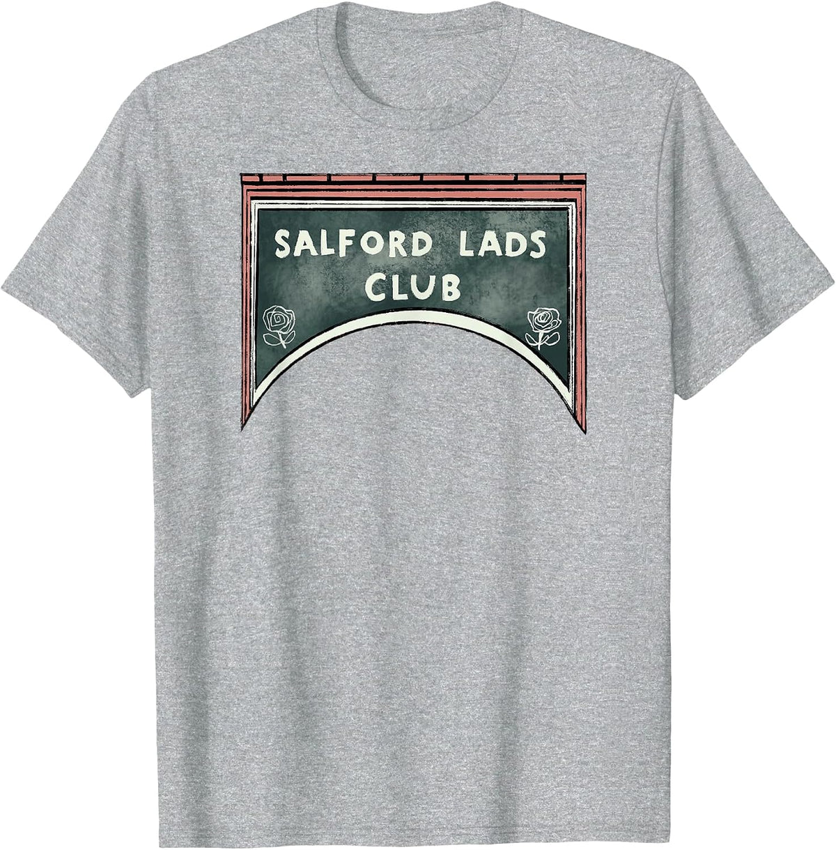 Salford Lads Indie Place T-Shirt - Heather Grey