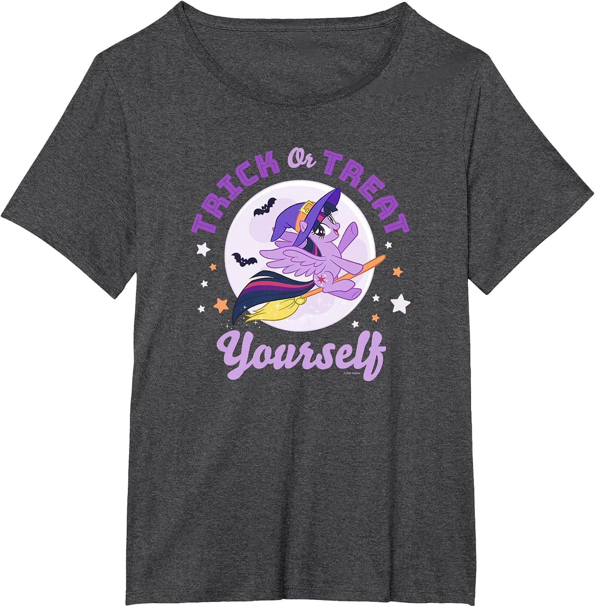 My Little Pony: Friendship is Magic Halloween Trick Or Treat T-Shirt - Dark Heather Grey