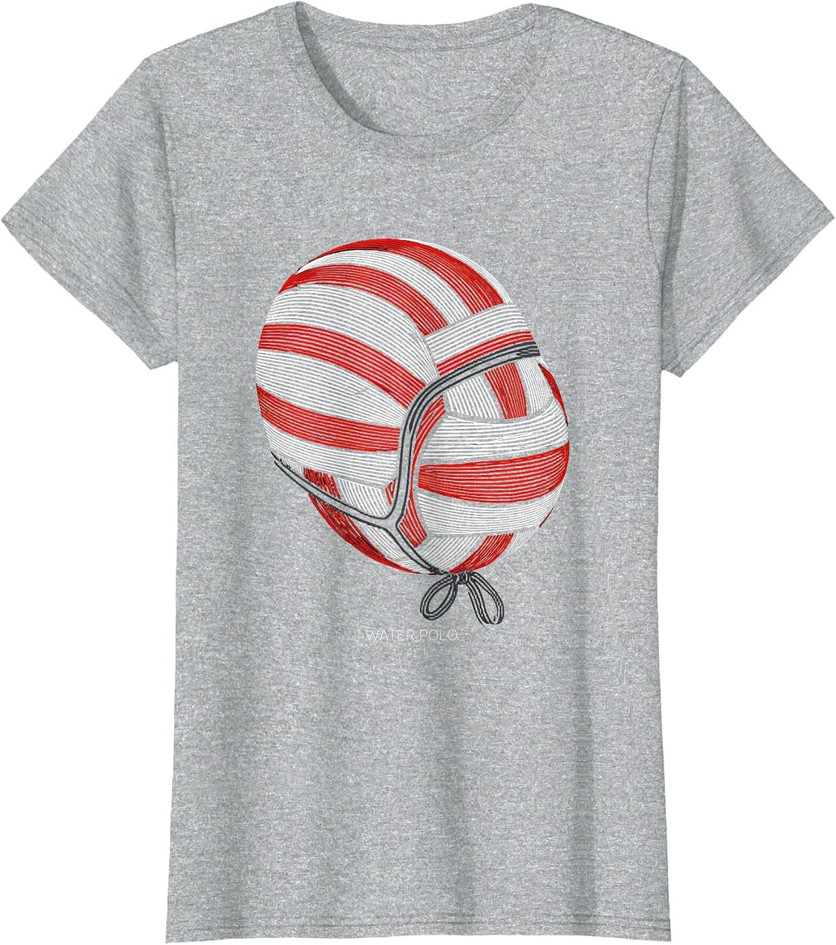 Water Polo Pressure Is Normal Funny Water Polo Player Gift T-Shirt - Heather Grey