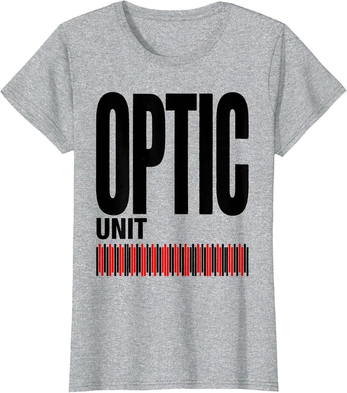 Women's Optic Unit Funny Optometrist Eye Doctor Optician T-Shirt - Heather Grey