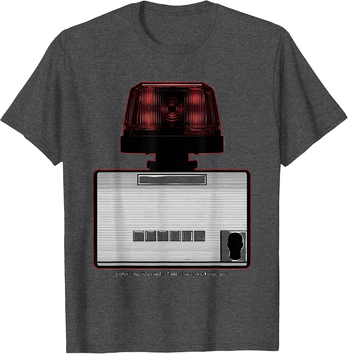 Issued: One Mannequin, Return Condition Unchanged Funny EMT T-Shirt - Dark Heather Grey