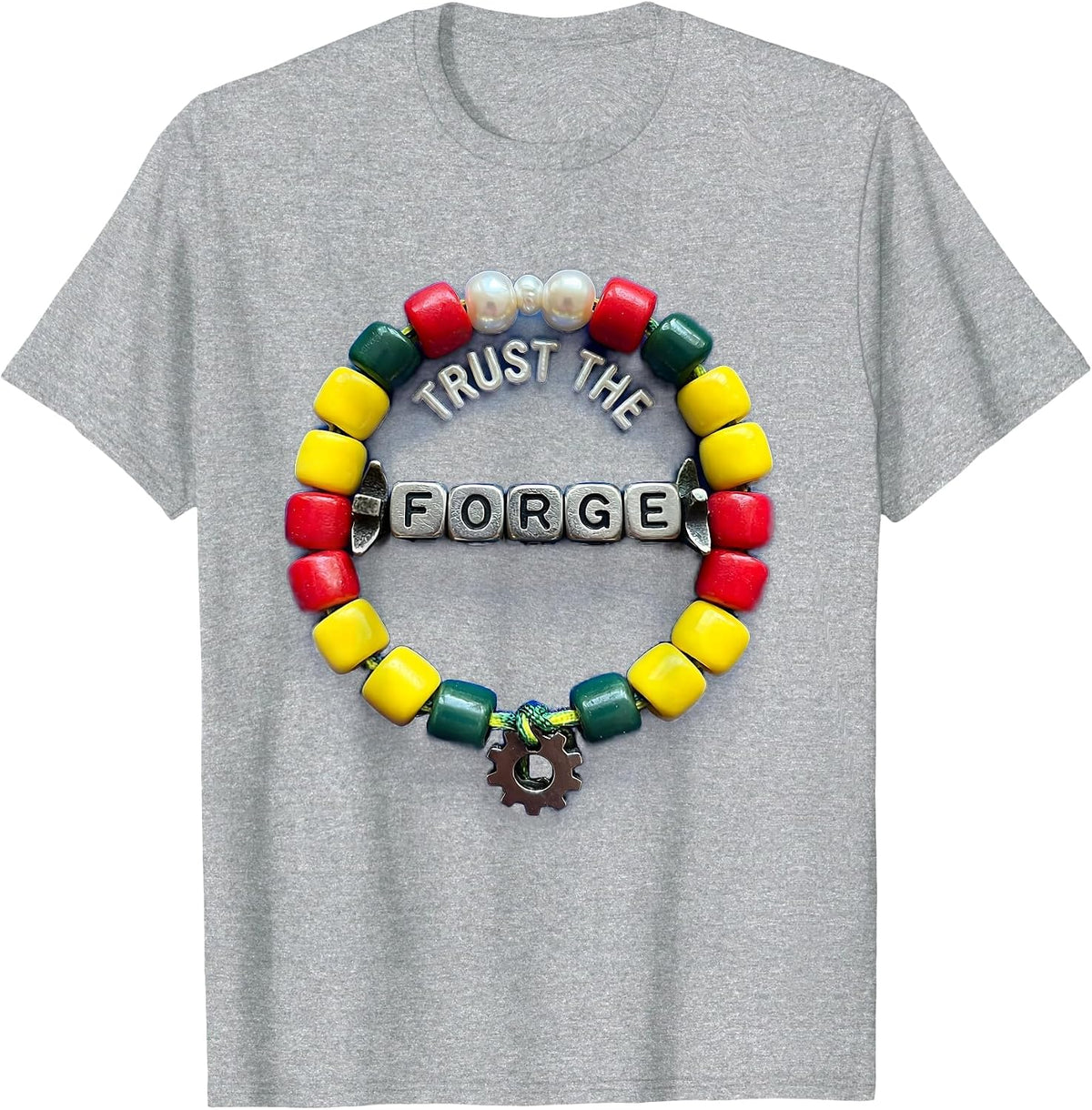 Men's Trust the Forge Valley Forge Automotive Design T-Shirt - Heather Grey