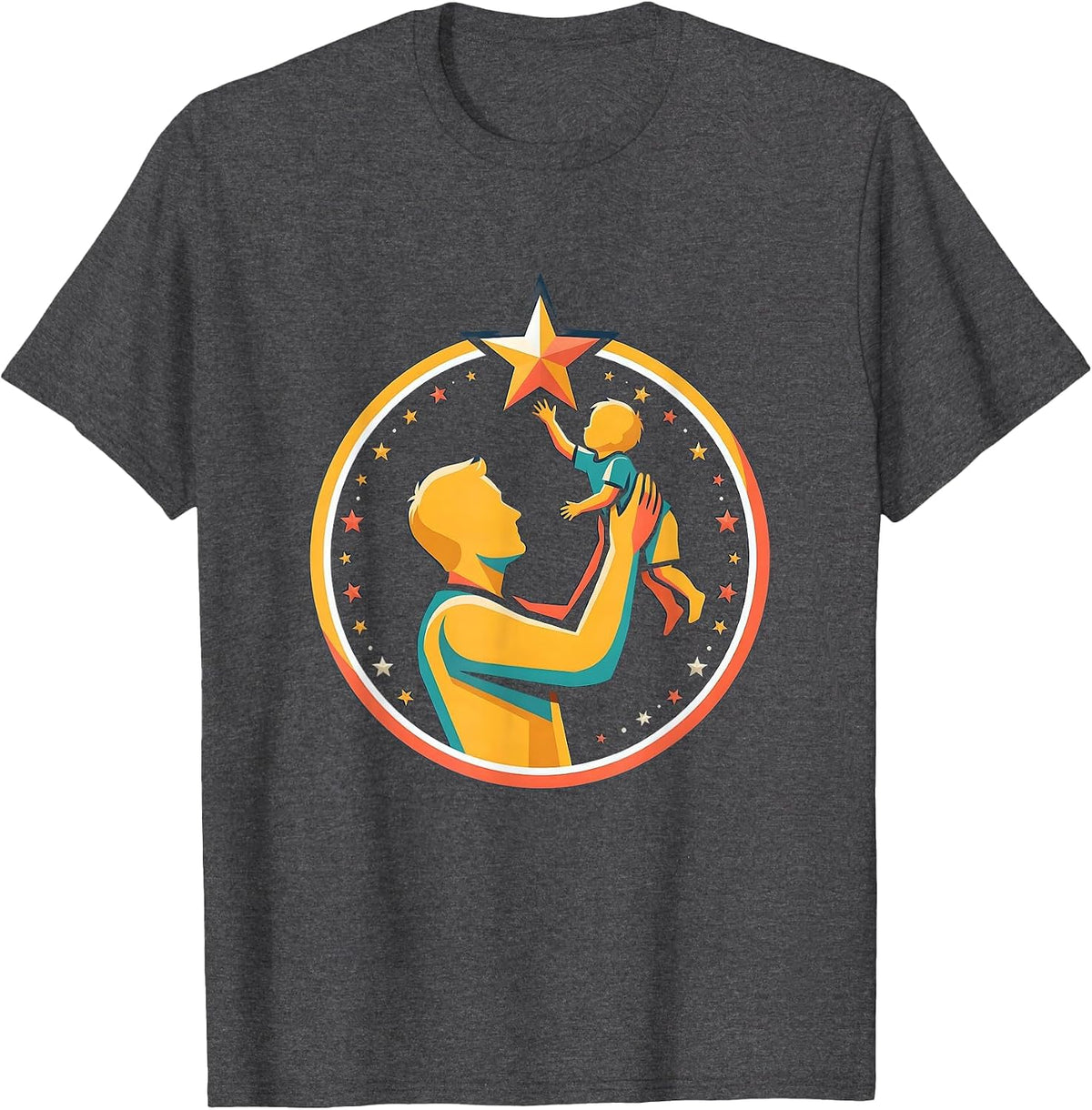 Men's Paraprofessional Reach for the Stars Graphic T-Shirt - Dark Heather Grey