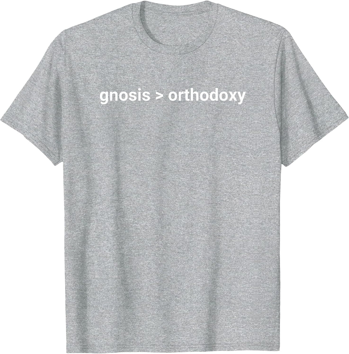 Gnostic Demiurge/Pleroma Gnosticism T-Shirt - Heather Grey