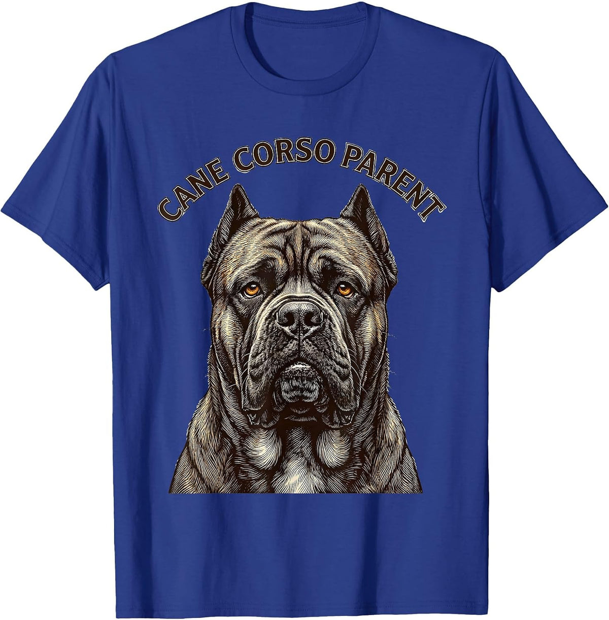 Cane Corso Parent Italian Mastiff Dog Lover Dad Gift T-Shirt - Royal Blue