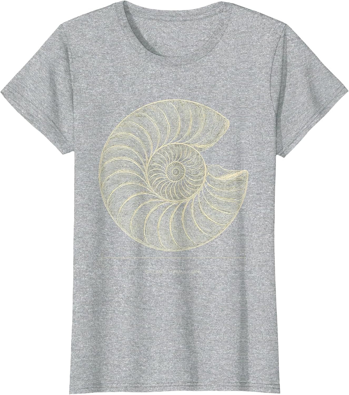 Specimen, Formally Mine Topographic Contour Funny Rock T-Shirt - Heather Grey