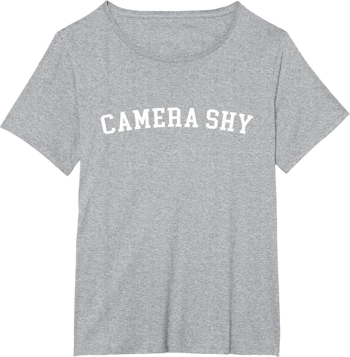 Camera Shy T-Shirt - Heather Grey