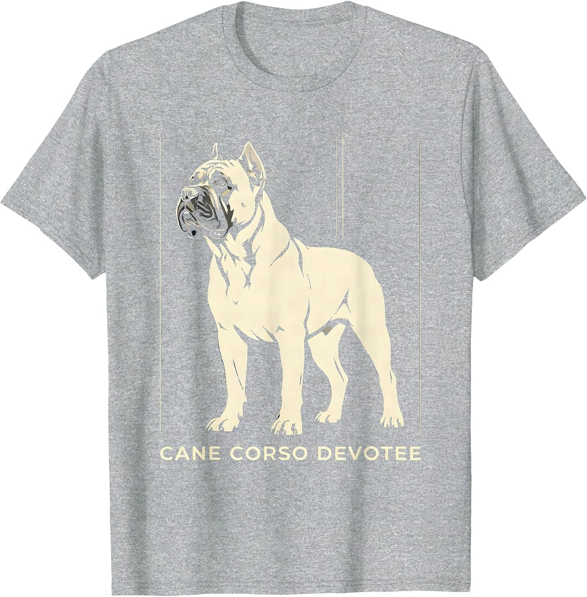 Men's Cane Corso Devotee Dog Owner Breed Pride T-Shirt - Heather Grey