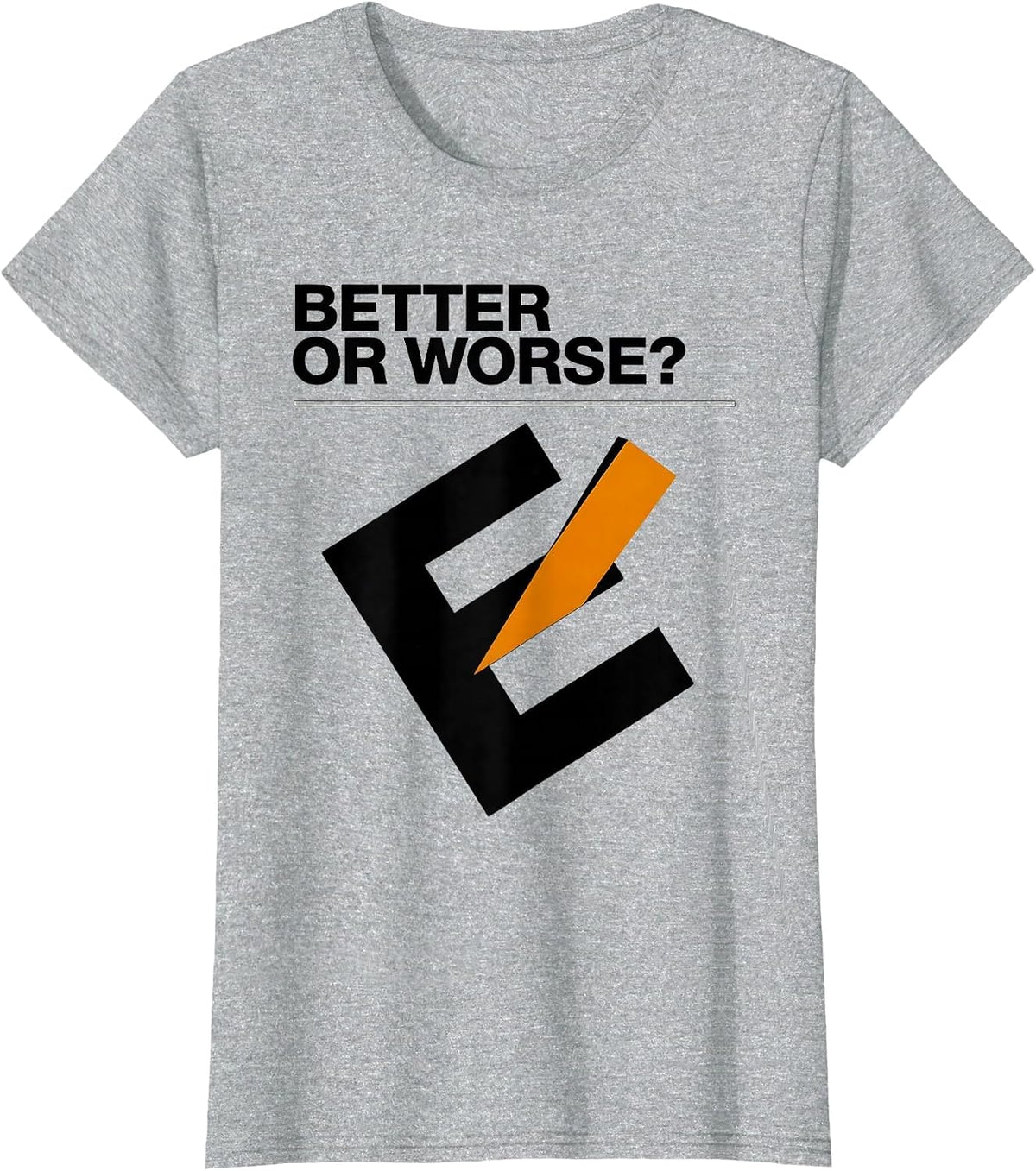 Better Or Worse Swiss International Optometrist Eye Care T-Shirt - Heather Grey