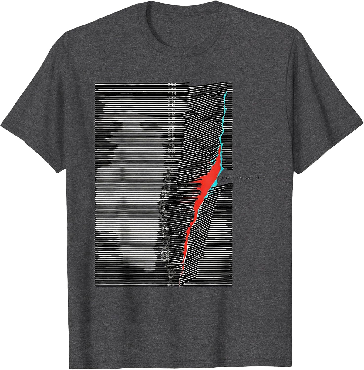 Men's I Keep Returning To The Past Funny History Teacher Back T-Shirt - Dark Heather Grey