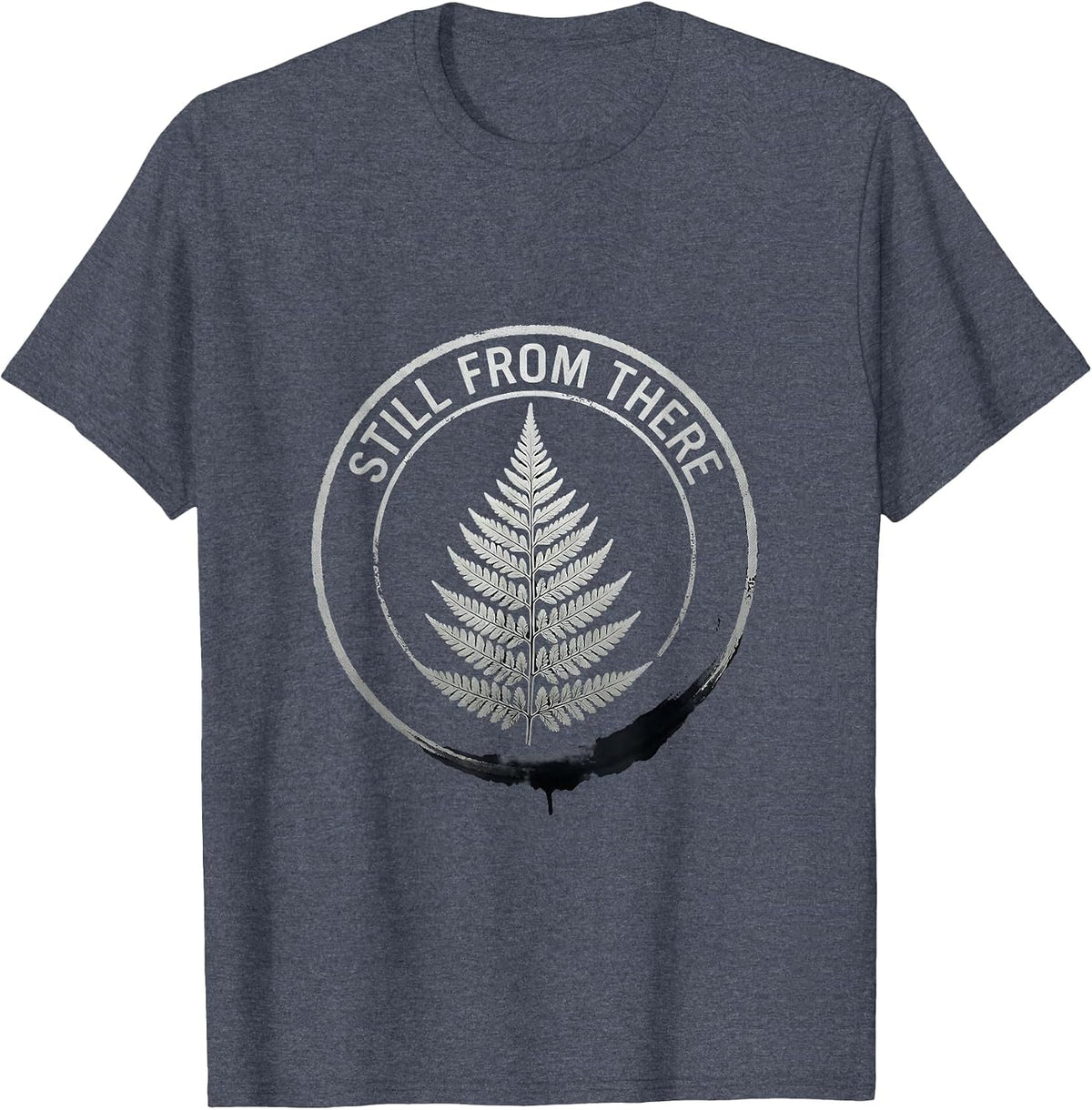 Still From There New Zealand Rugby Fan National Pride T-Shirt - Heather Blue