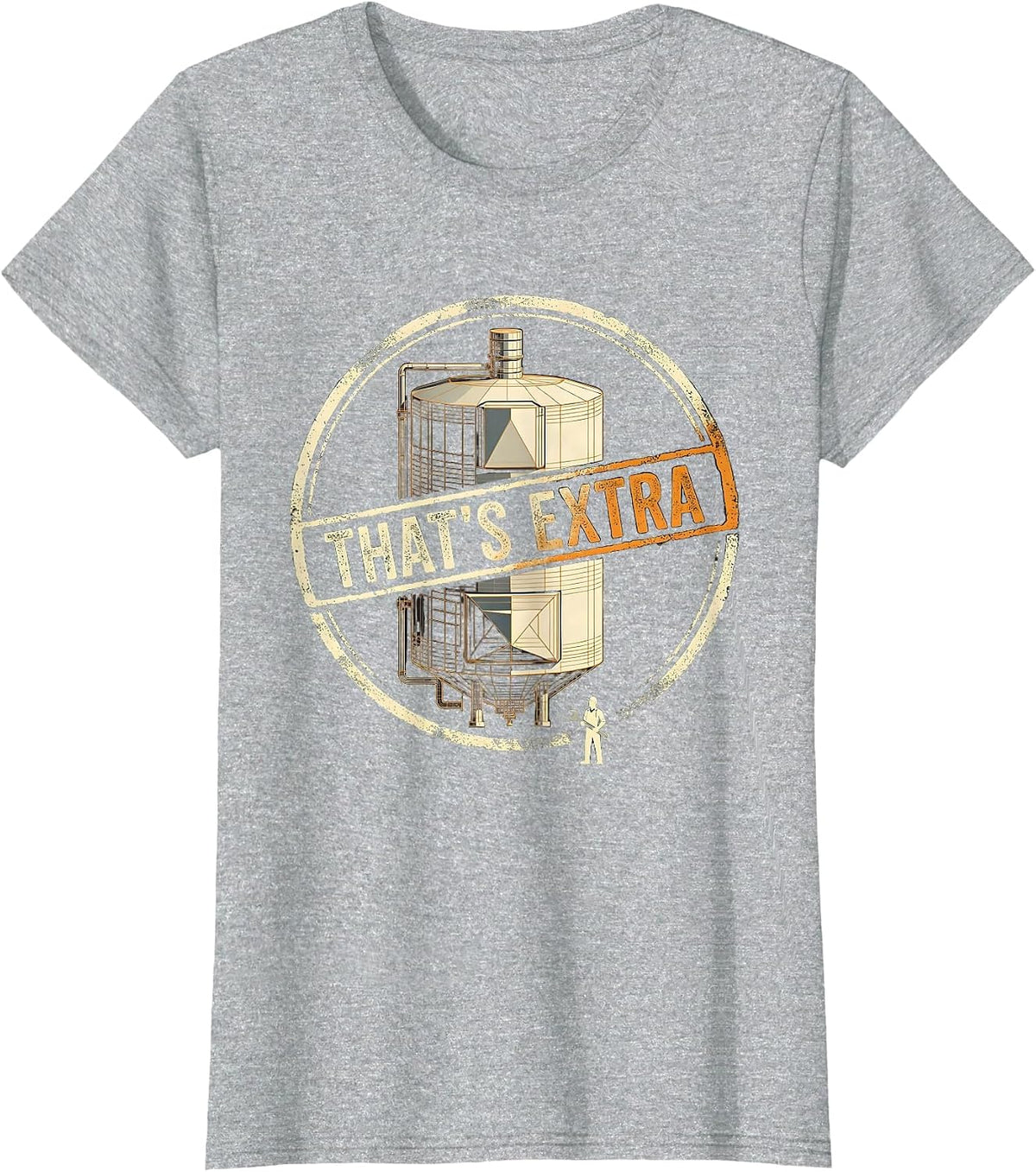 That's Extra Funny Plumber Sarcastic Humor Plumbing Trade T-Shirt - Heather Grey
