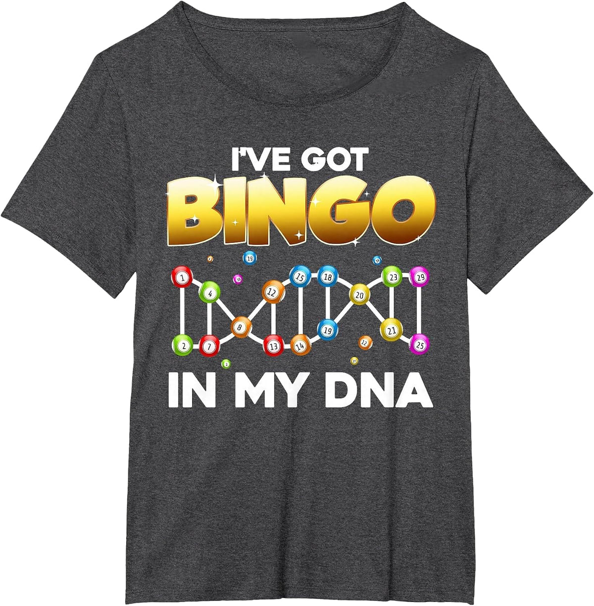 Best Bingo Design for Men Women Gambling Game Bingo Lovers T-Shirt - Dark Heather Grey