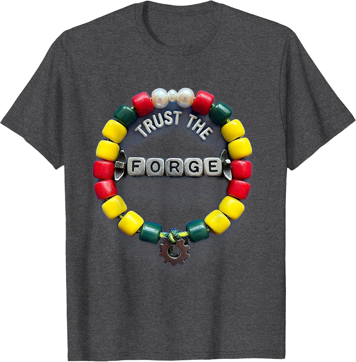 Men's Trust the Forge Valley Forge Automotive Design T-Shirt - Dark Heather Grey