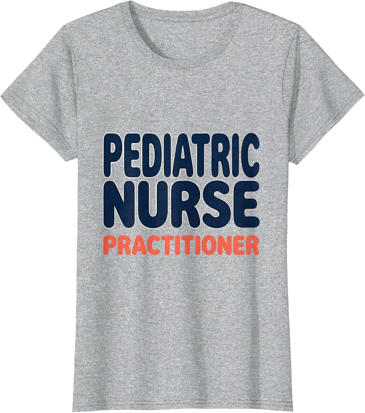 Pediatric Nurse Practitioner Cute Animal Pediatric Nurse T-Shirt - Heather Grey