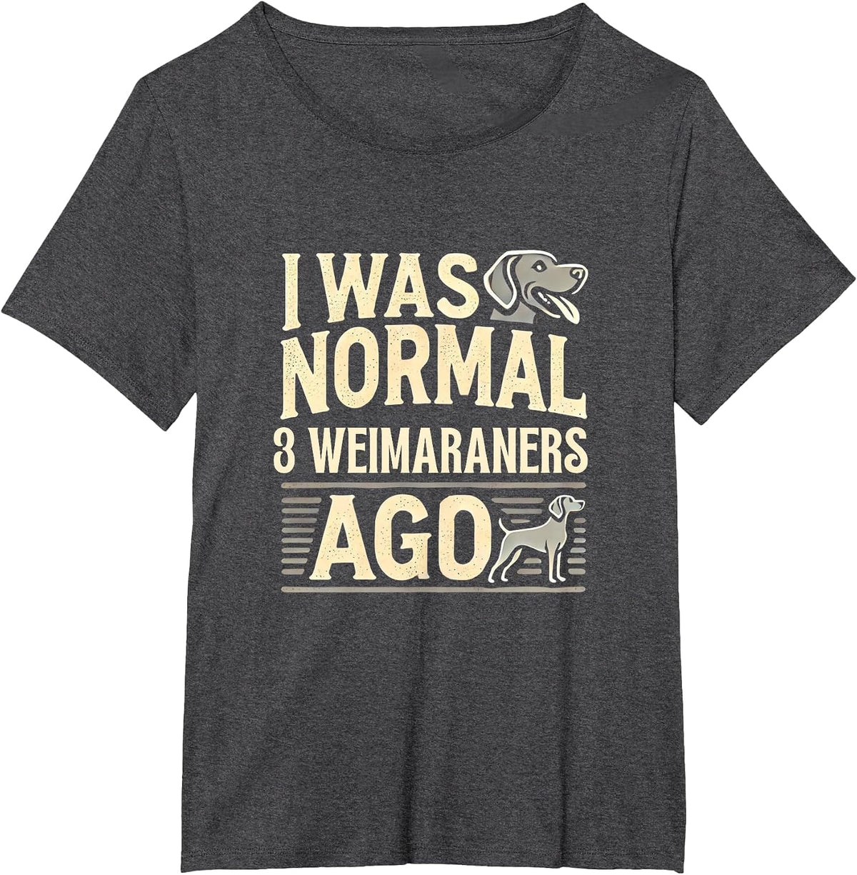 Weimaraner Lover Weimaraners Weimaraner T-Shirt - Dark Heather Grey