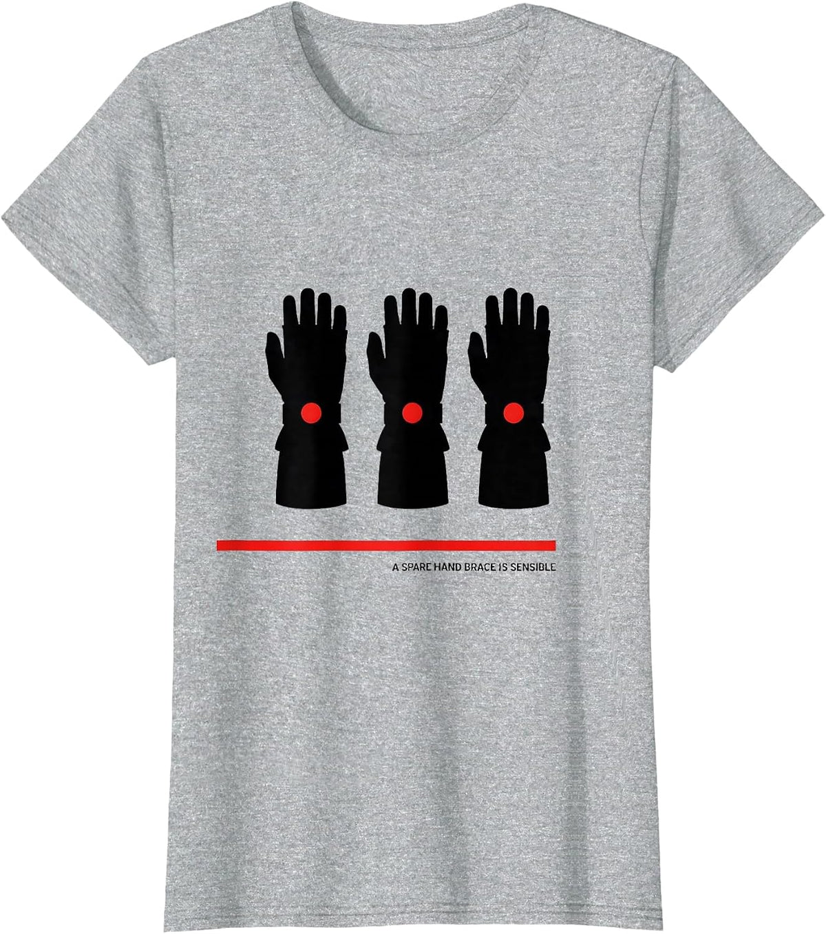 Women's A Spare Hand Brace Is Sensible Funny Woodworker Carpenter T-Shirt - Heather Grey
