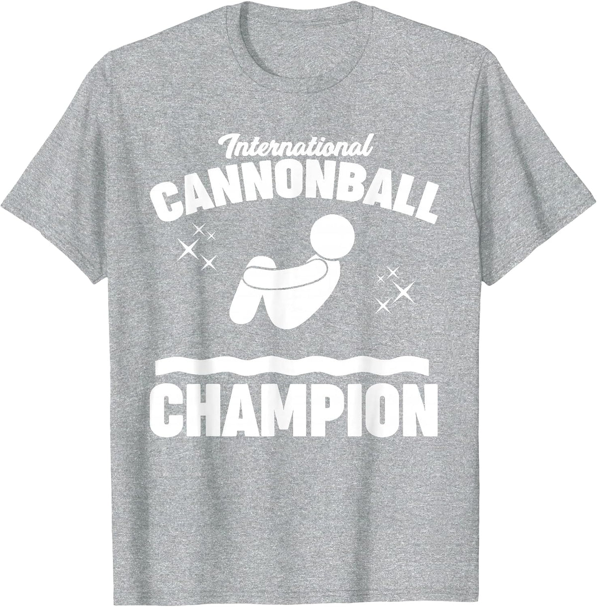 International Cannonball Champion T-Shirt - Heather Grey