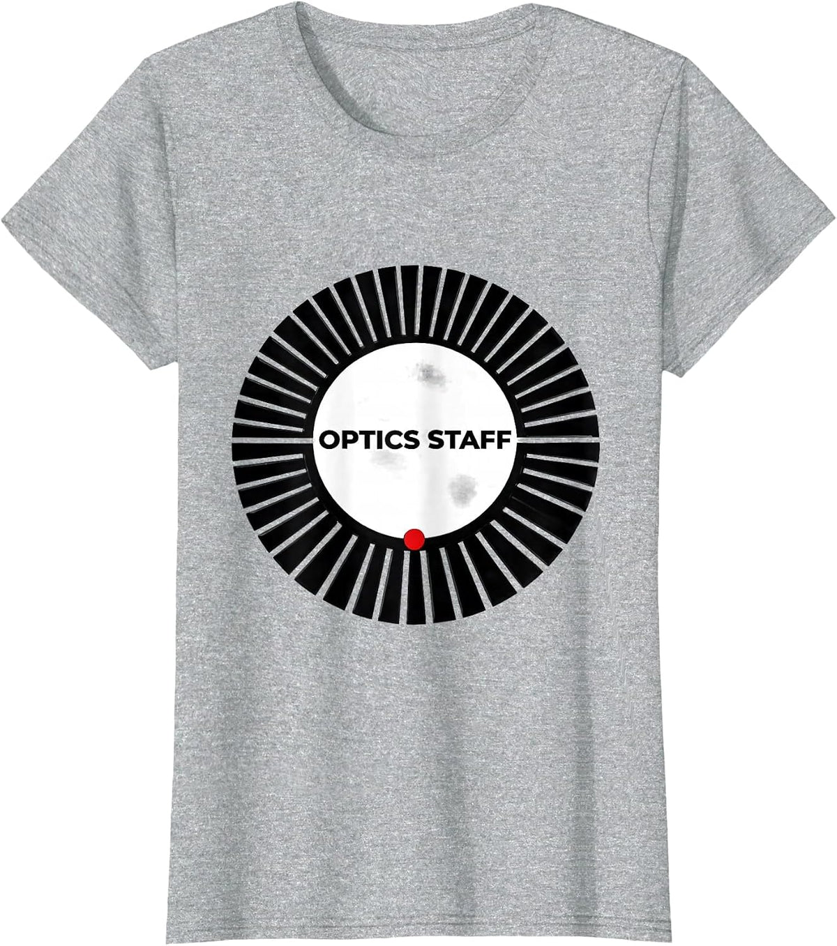 Optics Staff Swiss International Christmas Optometrist Eye T-Shirt - Heather Grey