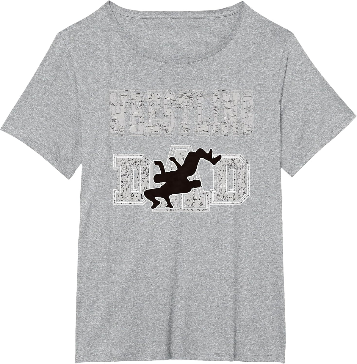 Wrestling Dad Shirt Take Down Wrestling Move Shirt T-Shirt - Heather Grey