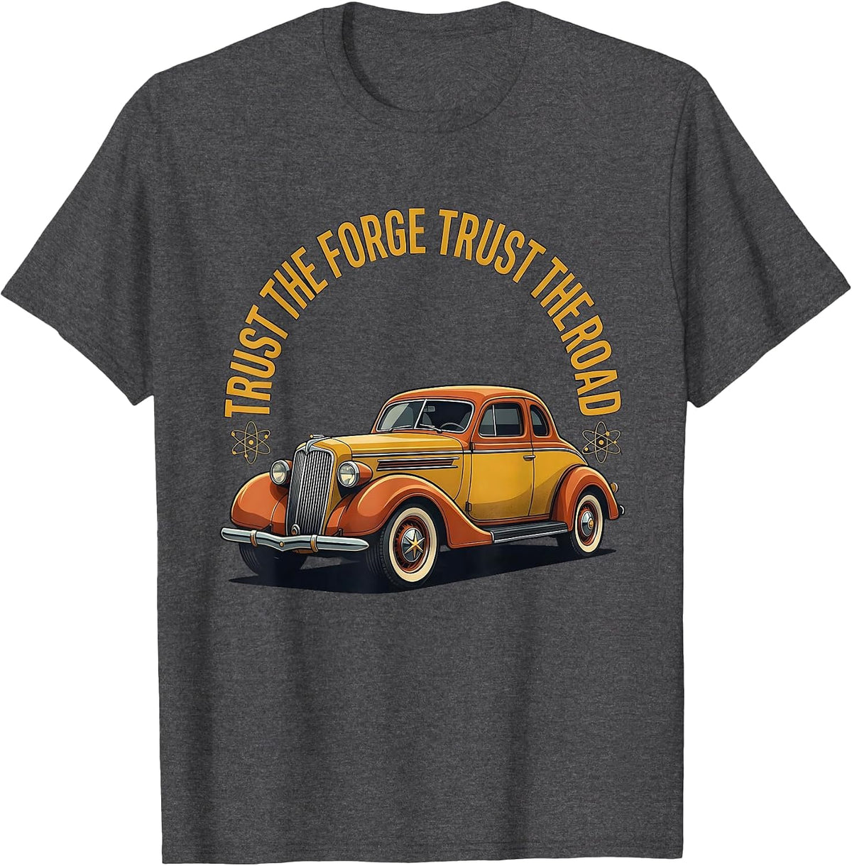Men's Valley Forge Automotive Trust the Forge Trust the Road T-Shirt - Dark Heather Grey