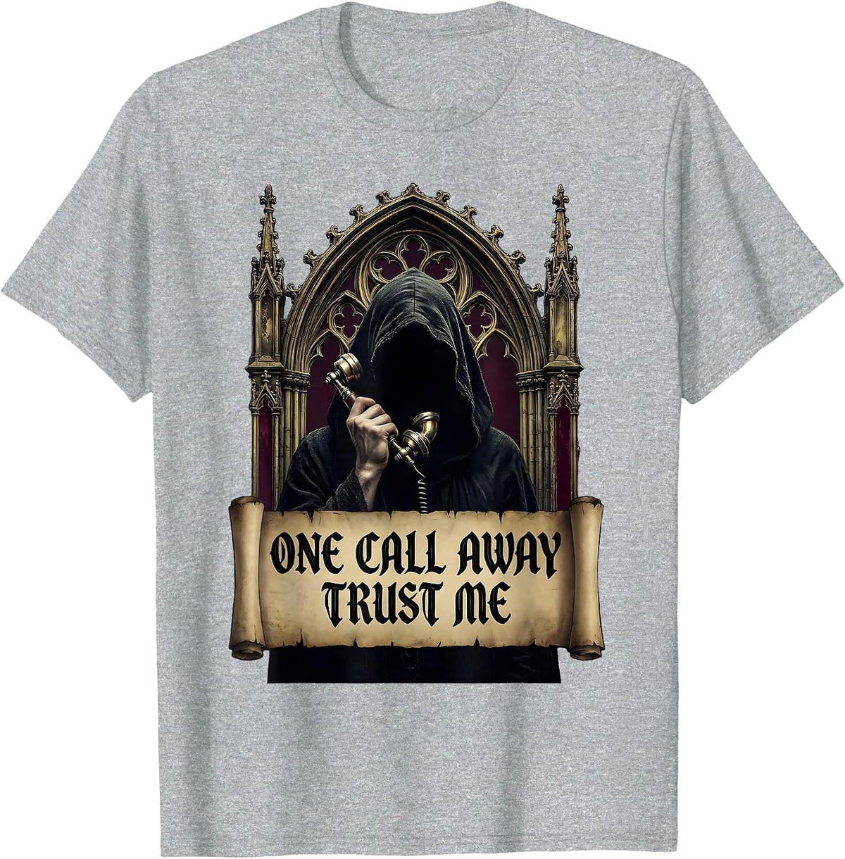 Men's I Cant But I Know A Guy One Call Away T-Shirt - Heather Grey