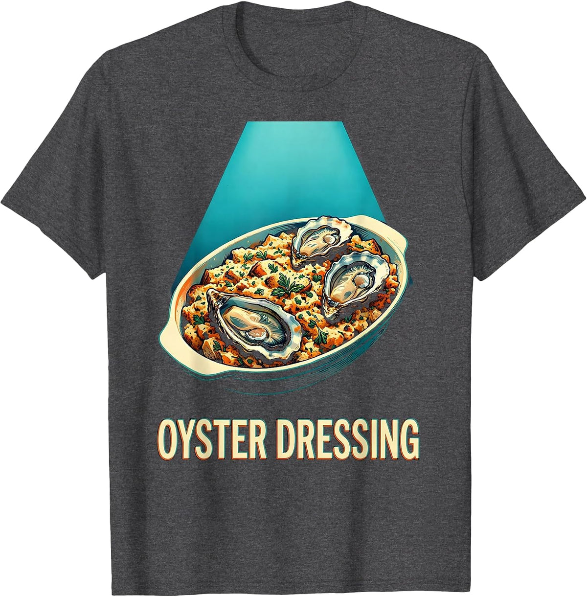 Oyster Dressing Bootleg 90's Rap Rock Vintage Funny T-Shirt - Dark Heather Grey