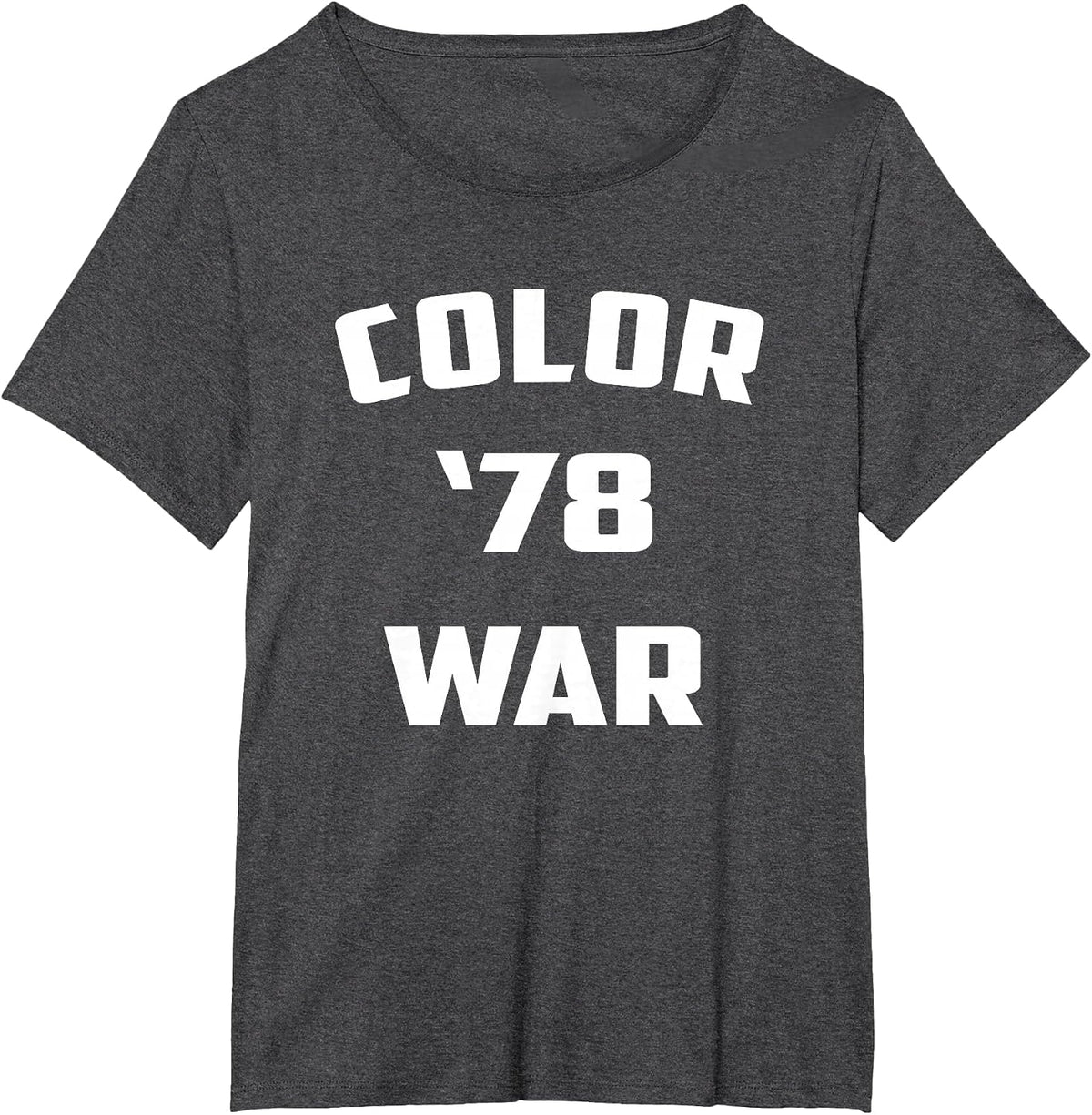 Color War '78 Funny Fear 1978 Street Pop Culture T-Shirt - Dark Heather Grey